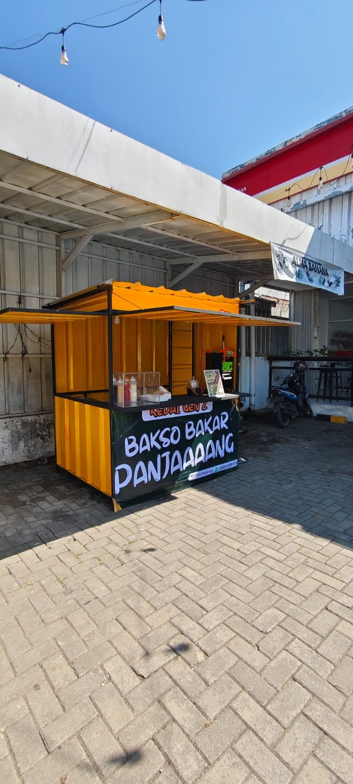 Lapak Baso Bakar Panjang Kedei Gen Z depan Alfamart Karyamulya Cirebon